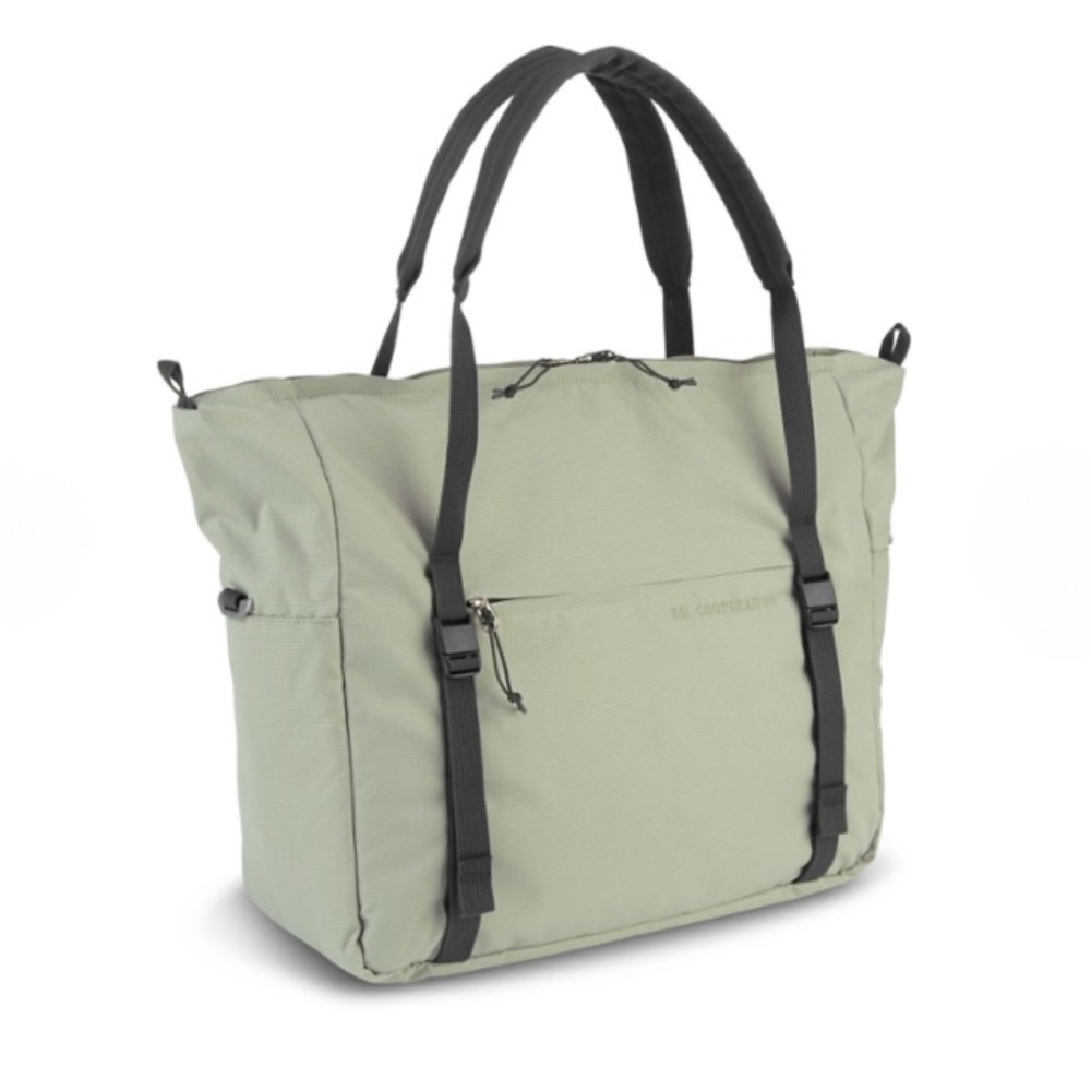 REI Light Sage Tote with Black Straps